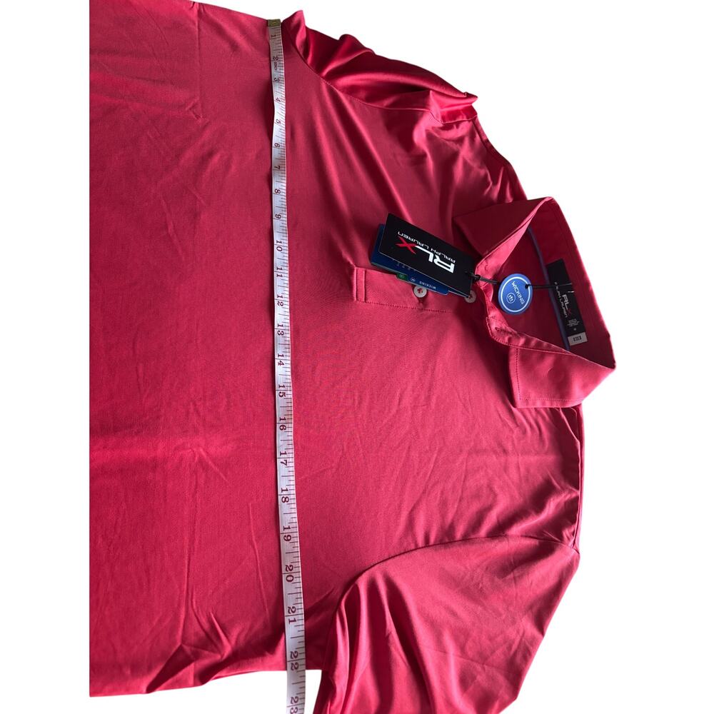 RLX Ralph Lauren Men's Red Golf Performance Polo NWT M - Picture 5 of 7